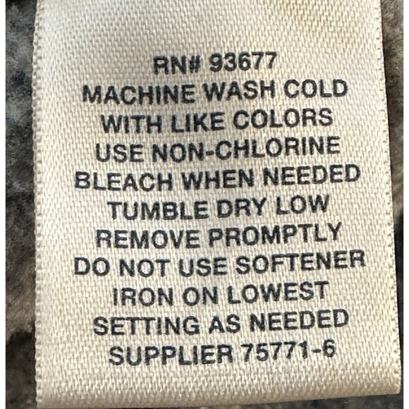 St John's Bay Sweater Jacket Men's XXL Gray Full  Zip Up Chest Pocket Draw Cord - Picture 8 of 14